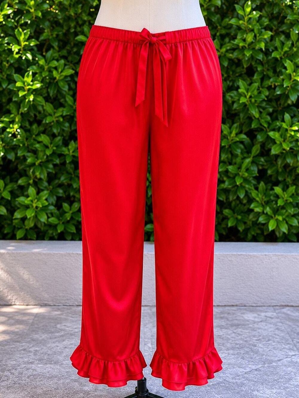 Victoria’s Secret Red Satin Sleep Lounge Pants – XL